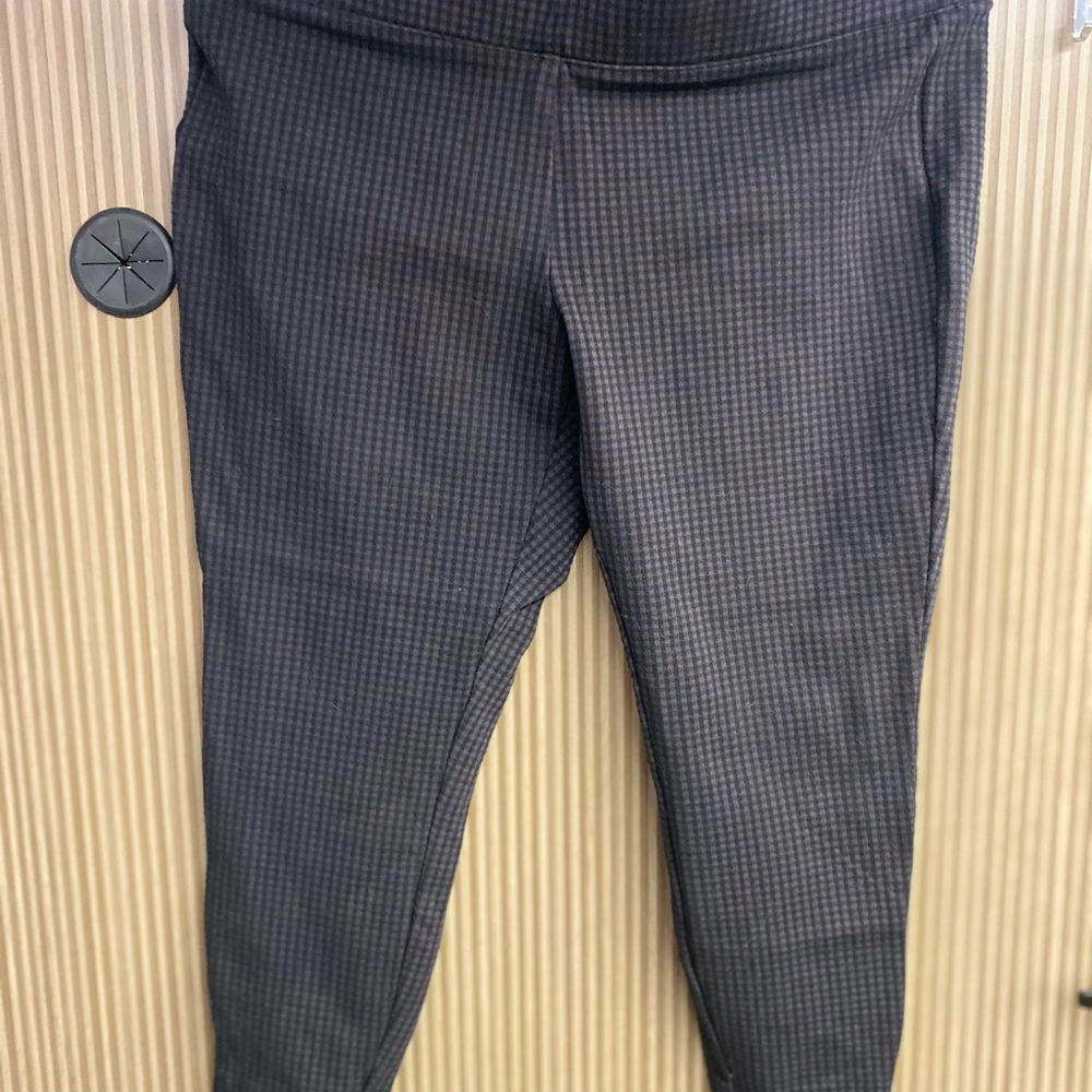 Stylish Black Checkered Pants